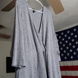 Grey torrid longsleave dress